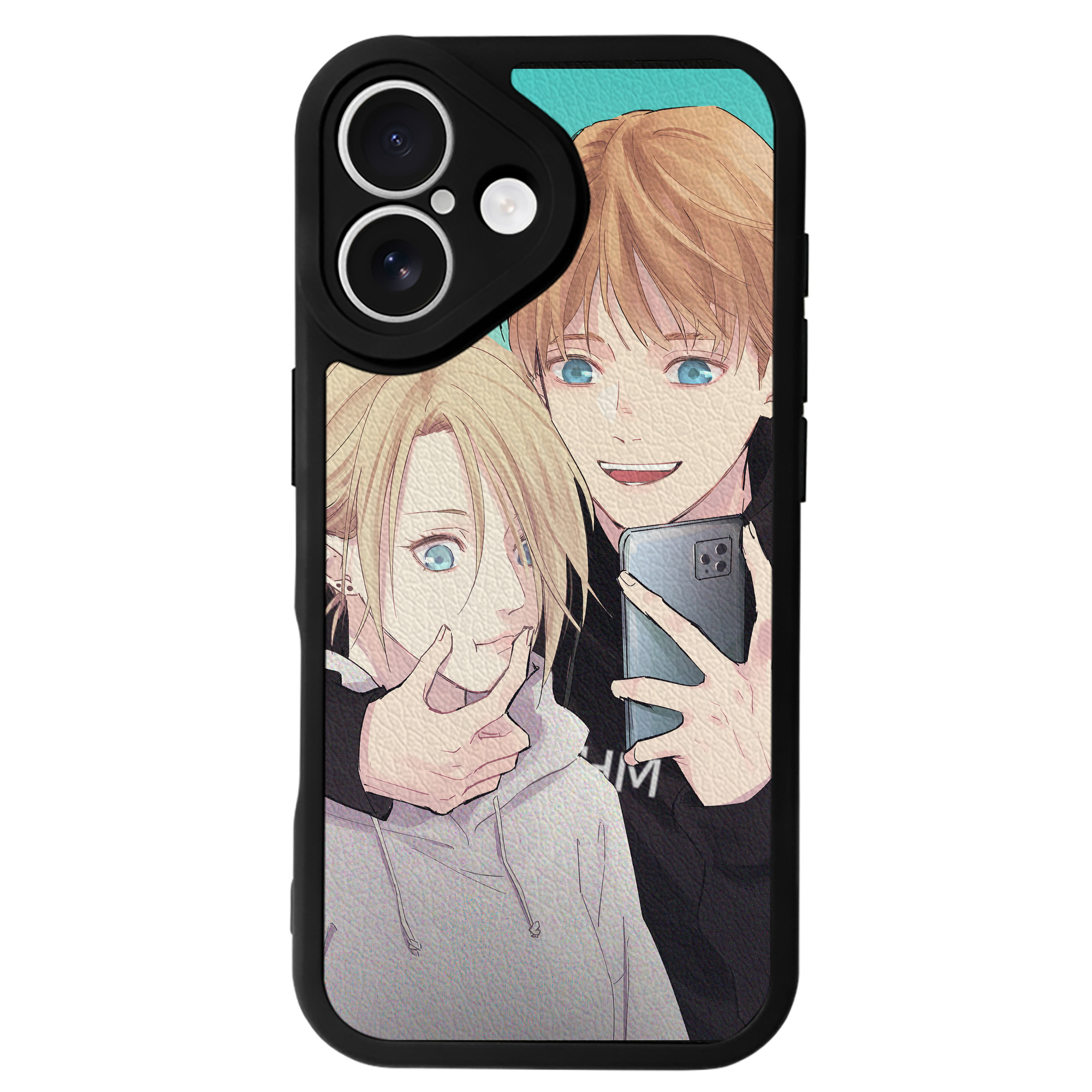 （画像用） 進撃の巨人 Attack on Titan 【iPhone 16シリーズ対応】シリコンスマホケース（レザー調） 材質：シリコン